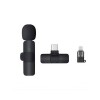 Micrófono inalambrico para celular K8 solapero USB C y lightning Micrófono inalambrico para celular K8 solapero USB C y lightning