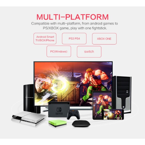 Joystick Pxn Arcade Fight Stick 0082 Pc Ps4 Ps3 Xbox JOYSTICK ARCADE PXN FIGHT STICK 0082 PC