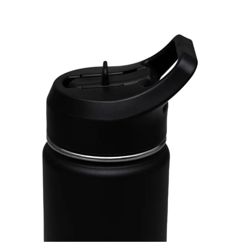 Botella térmica Tramontina Thermo Hydration 650 ml Negro