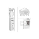 MUEBLE ORGANIZADOR BAÑO PAPEL HIGIENICO 80X20CM Blanco