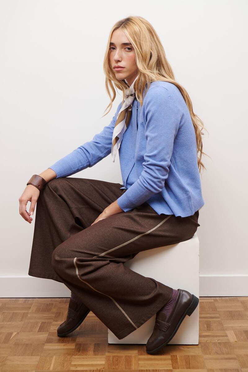 PANTALON JEAN TEXTIL MARRON