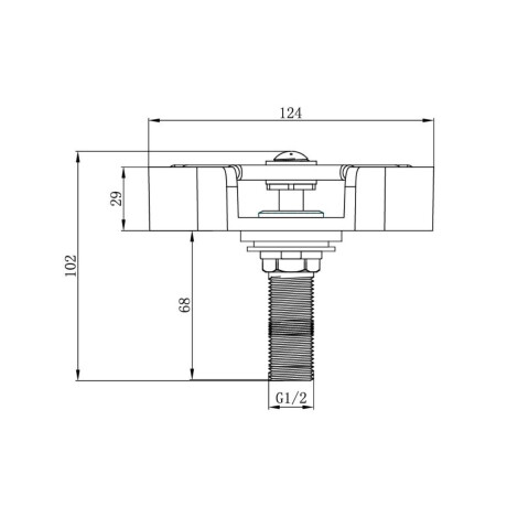 ENJUAGADOR DE VASO PARA PILETA COCINA EN BRUSHED NICKEL 000