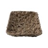 BANDEJA MARRON COMB 36X25X5CM Unica