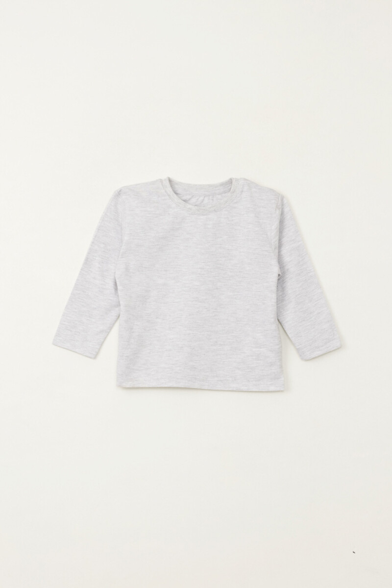 Remera estampada Gris Claro