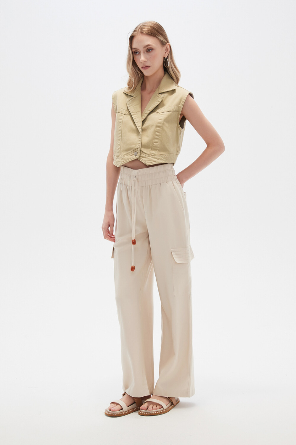 Pantalon Ubatuba Beige Claro