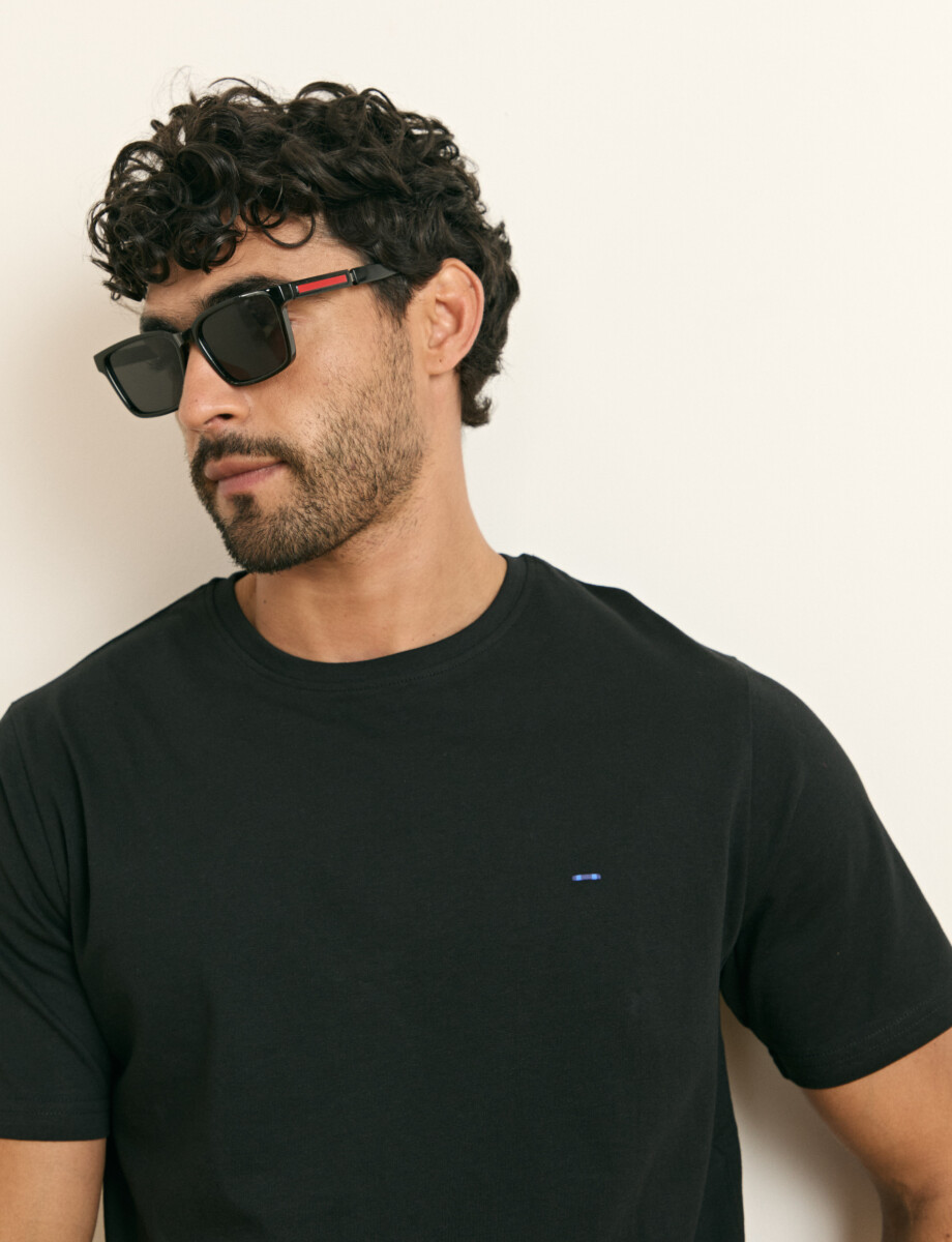 520658 T-SHIRT HARRINGTON LABEL Negro