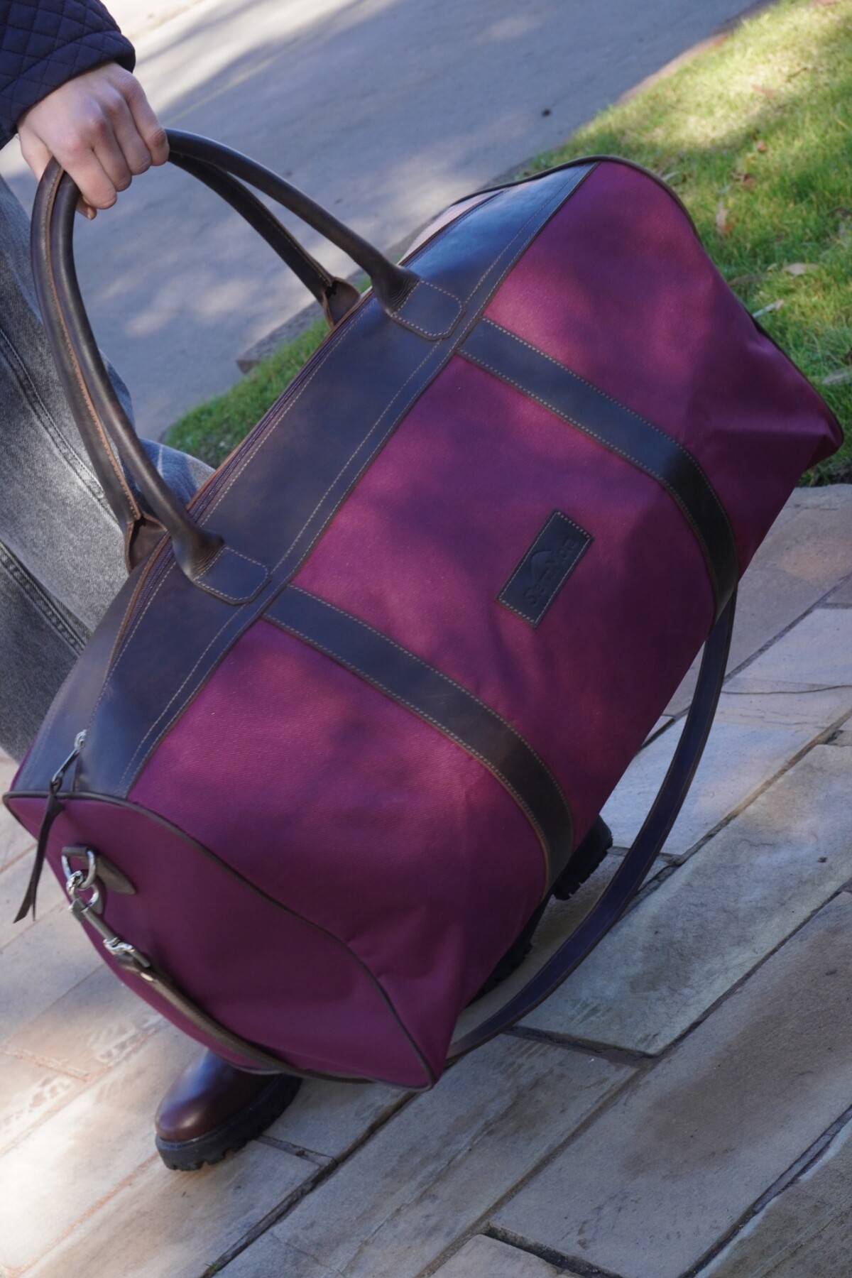 Bolso Sport XL Chocolate / Bordeaux