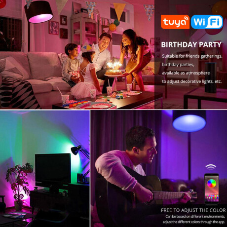 Lámpara Led Tuya Smart WFA19 9W Wifi Rgb 001