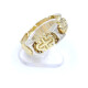 Anillo En Oro 18K De 2 Tonos Anillo En Oro 18K De 2 Tonos