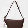 Bolso Bamboo en cuero graneado Marron