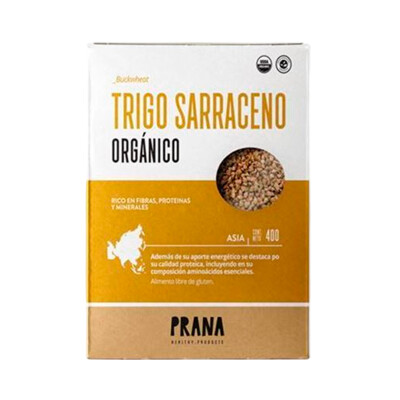 Trigo Sarraceno Orgánico Prana 400g Trigo Sarraceno Organico Prana