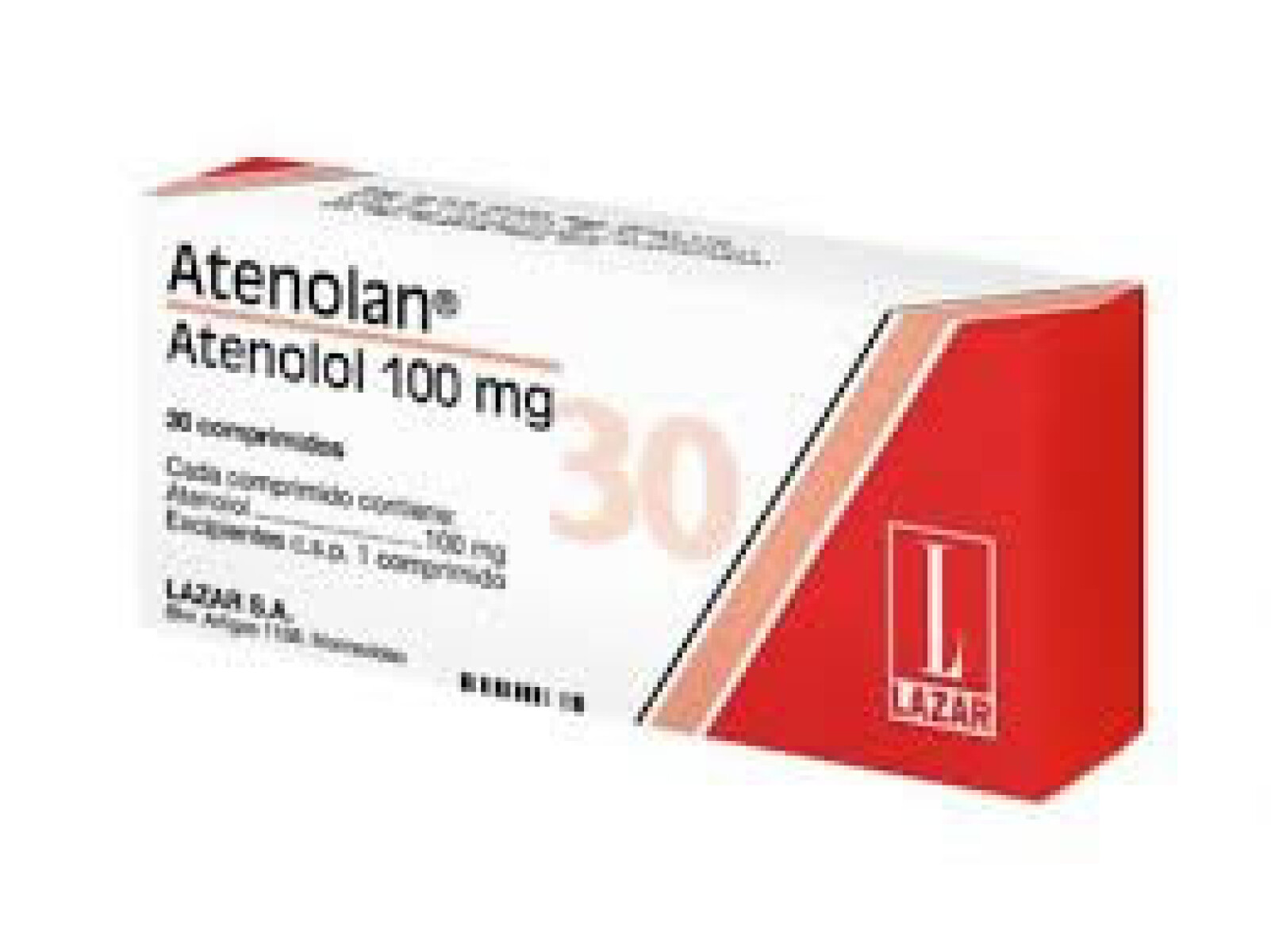 Atenolan 100 Mg X30 Lazar ¿ Suplemento Cardiovascular 
