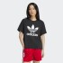 Remera Adidas Adicolor Trefoil Boxy Negro