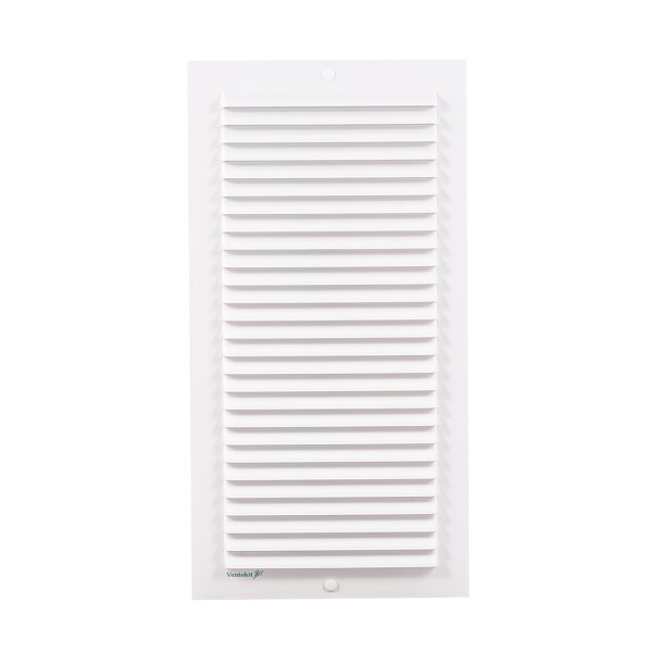 Rejilla de Ventilación PVC 18x34cm con mosquitero Ventokit Rejilla de Ventilación PVC 18x34cm con mosquitero Ventokit