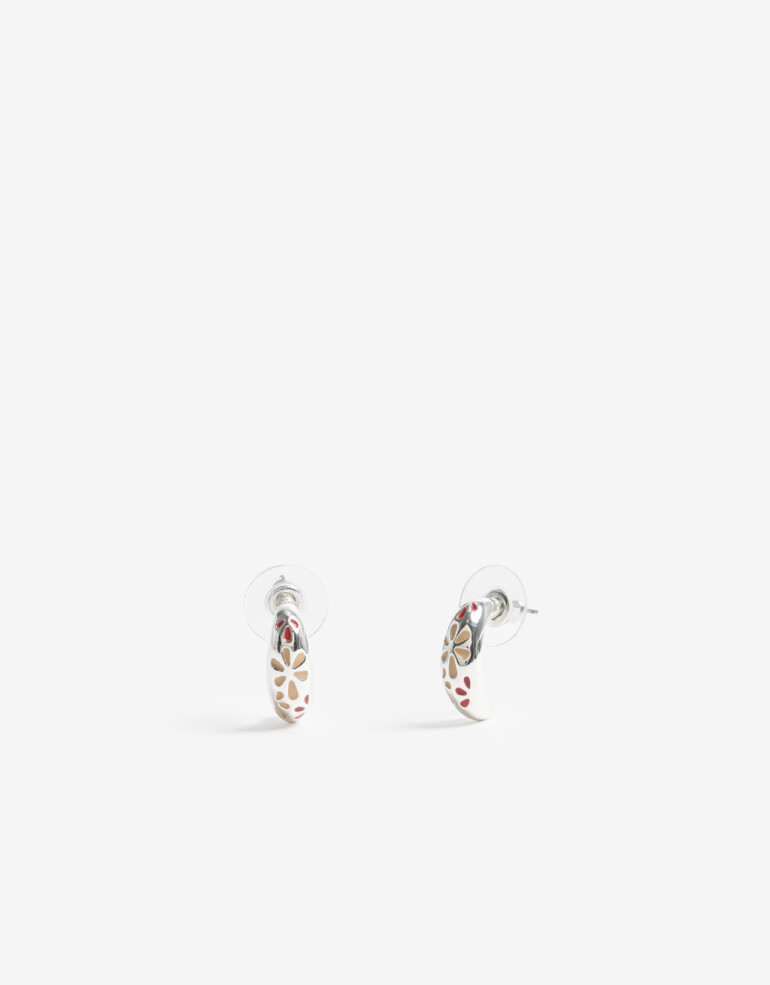 Aros Argollas Metal Aros Argollas Metal - Plateado