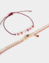 Pulseras Flexibles Sets Mostacillas Set De Pulseras Flexibles - Dorado
