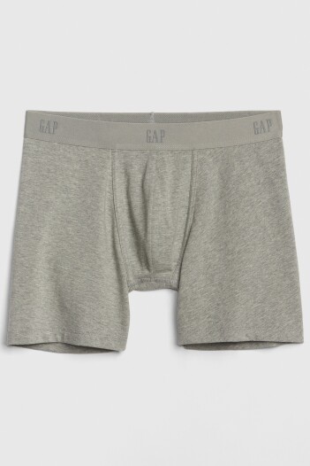 Boxer Básico Algodoón Orgánico Hombre B10 Grey Heather