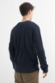 Sweater liviano cuello redondo AZUL MARINO