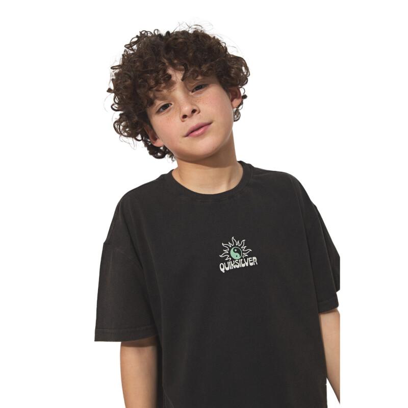 Remera Quiksilver Fusion niño - Negro Remera Quiksilver Fusion niño - Negro