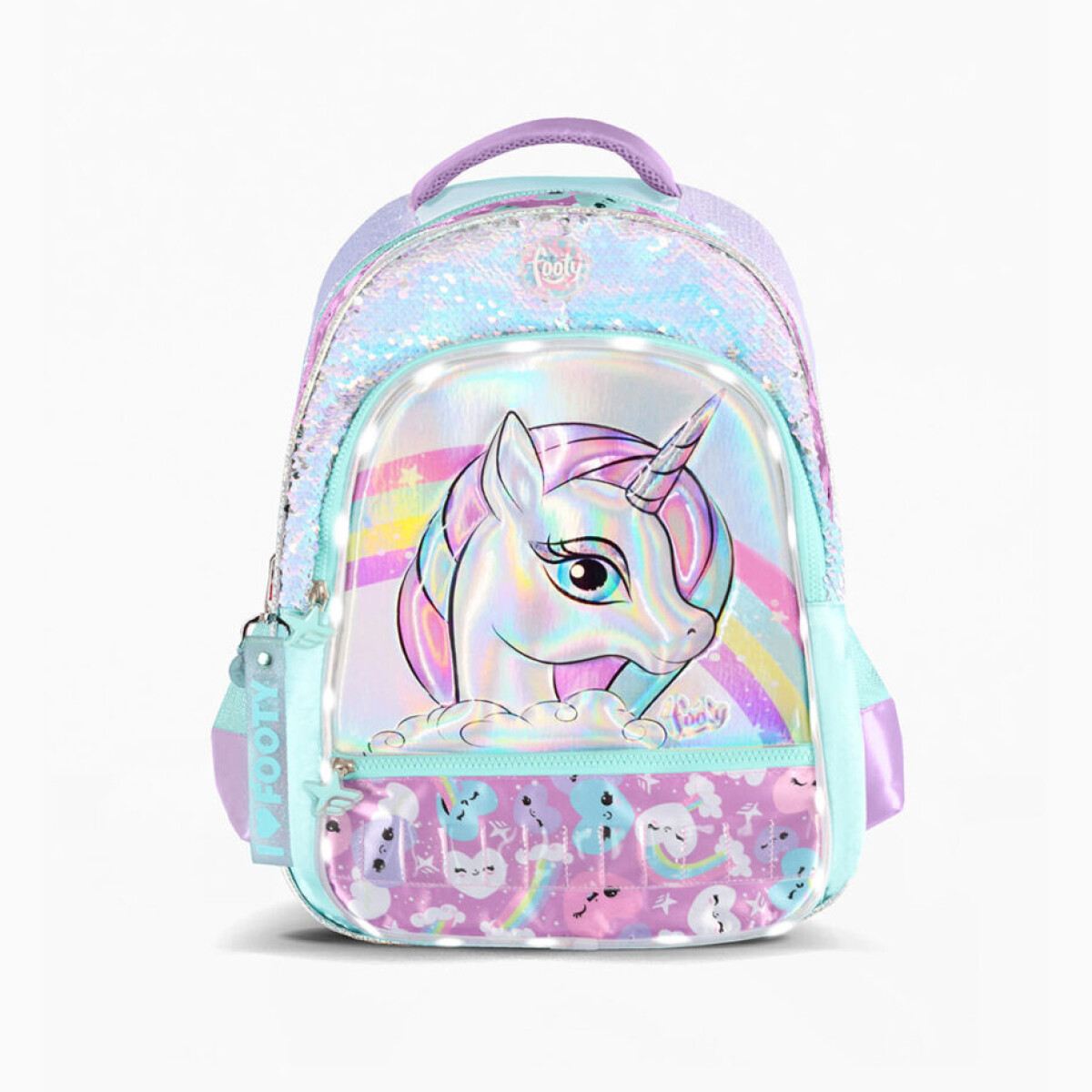 Mochila Unicornio Footy - Violeta 