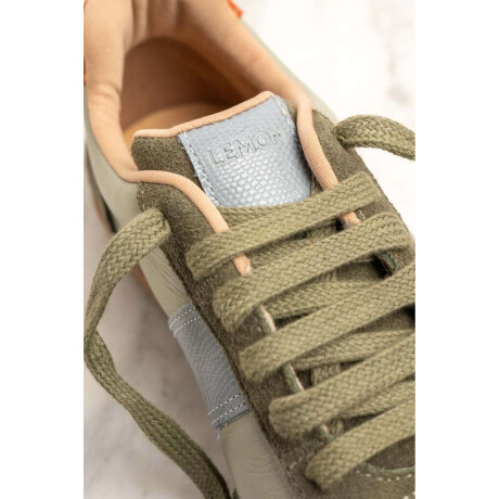 Zapatilla Cuero Combinada Safari