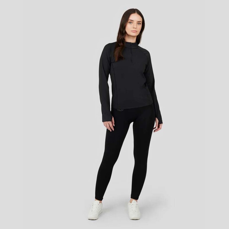 Core 1/4 Zip - Mujer Onyx