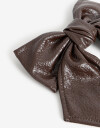 Hebillas Francesas Acrilico Hebilla Francesa Moño De Pu - Marron Chocolate
