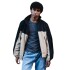 CAMPERA S-2XL NGRO/BEIGE