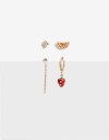 Aros Sets Cubic zirconia Aros Set Frutas Cubic Zirconia - Dorado