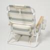 Silla Reposera de playa mochila La Palma Sage Stripe