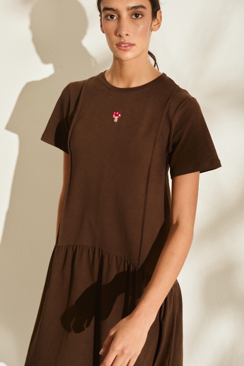 VESTIDO COTTON SIERRA Pre Venta Chocolate