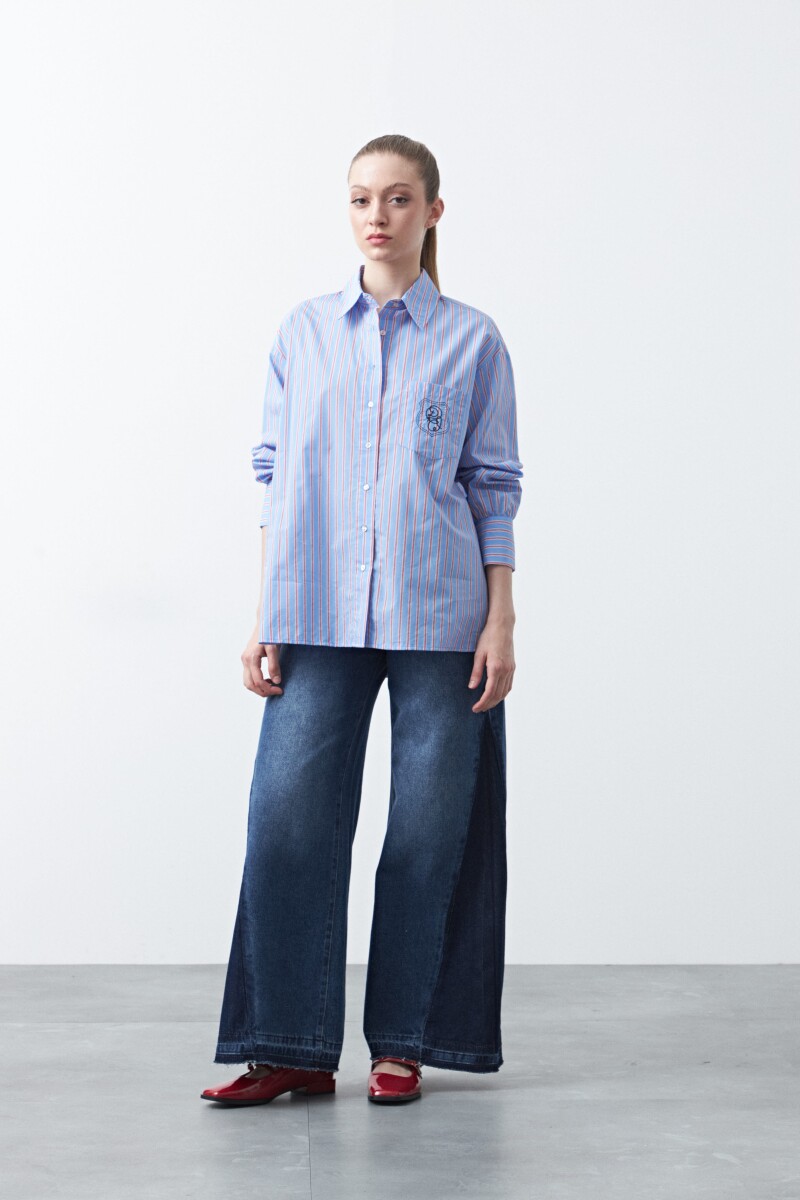 CAMISA FAREO Azul Claro