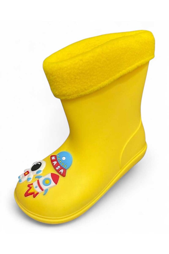 BOTA DE LLUVIA NIÑO NASA Amarillo