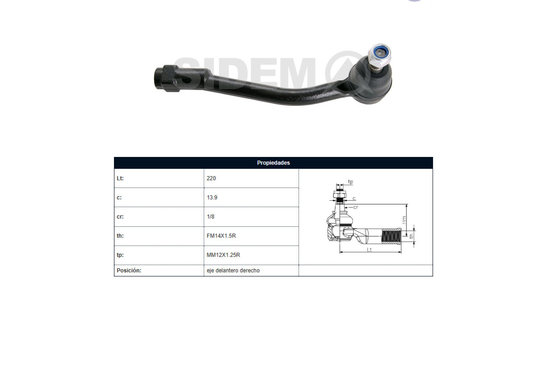 Puntero Hyundai H1 Carroceria Tq Starex 05-25 Der 