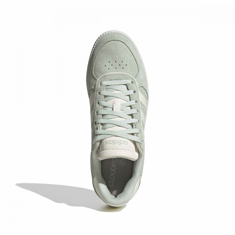 Championes Adidas BREAKNET SLEEK Mujer KK2221 Verde Claro-blanco