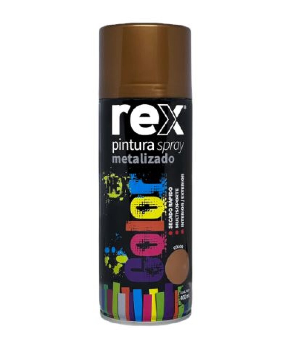 Pintura Aerosol Spray Colores Metalizados Secado Rápido - Cobre 