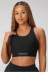 Top No-Bounce High Impact Sports Bra Mujer Black/Classic White