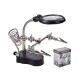 Lupa De Mesa Con Luz Led Y Soporte NEGRO