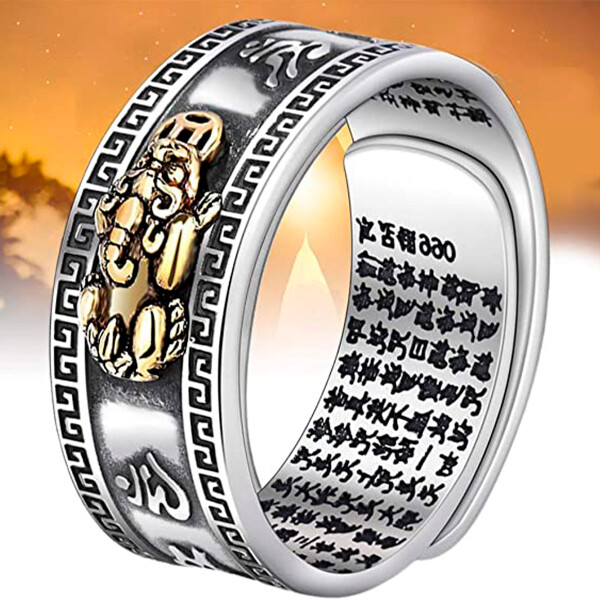 Anillo De Protección Feng Shui De Dragon Mantra Budista Anillo De Protección Feng Shui De Dragon Mantra Budista
