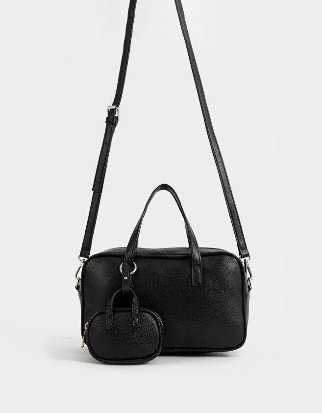 Bowling Cartera Bowling Con Pouch Negro - Negro