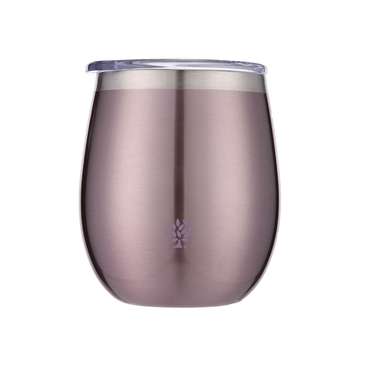 Mate Acero Inox. con Tapa - Lila Metalizado 