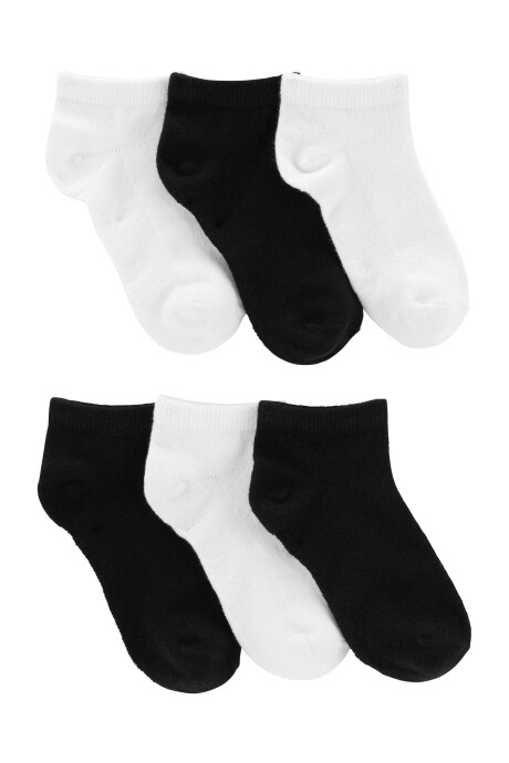 Pack seis pares de medias cortas Sin color