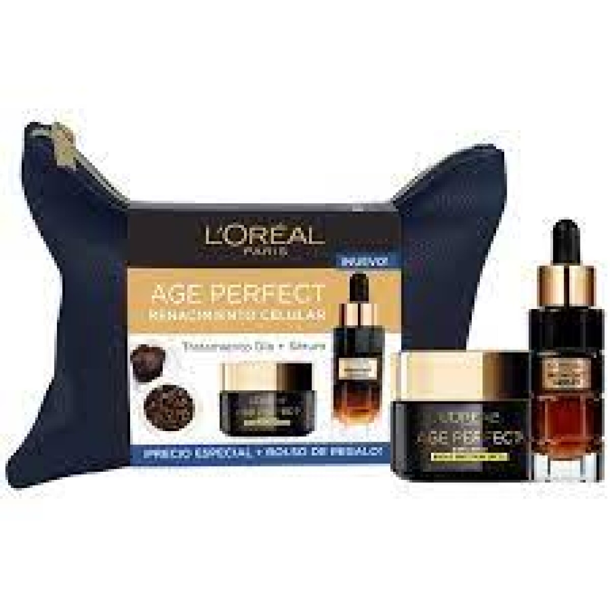 Pack L’Oréal Age Perfect Tratamiento Día + Sérum 50+30ml – Antiarrugas y Luminosidad