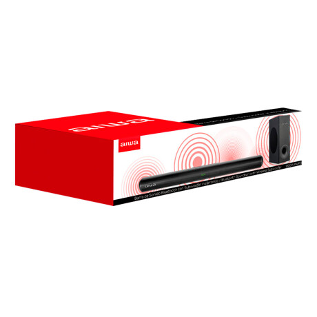 Barra Con Subwoofer Inalámbrico Aiwa Awsbh21ww 1200w Pmpo Bt 001