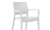 Silla de Exterior Miami Blanco Mate