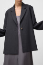 CHAQUETA Gris Melange