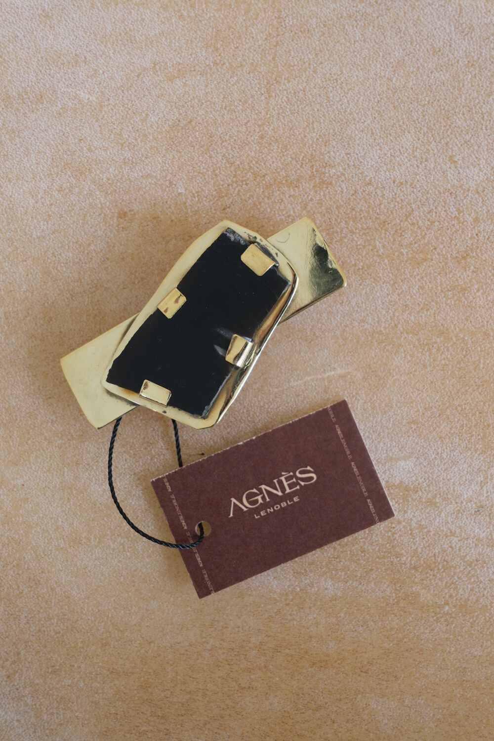 Cracked Headpiece ágata Negra