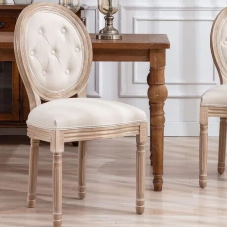 Silla Tapizada Estilo Luis Xv Con Botones Silla Tapizada Estilo Luis Xv Con Botones