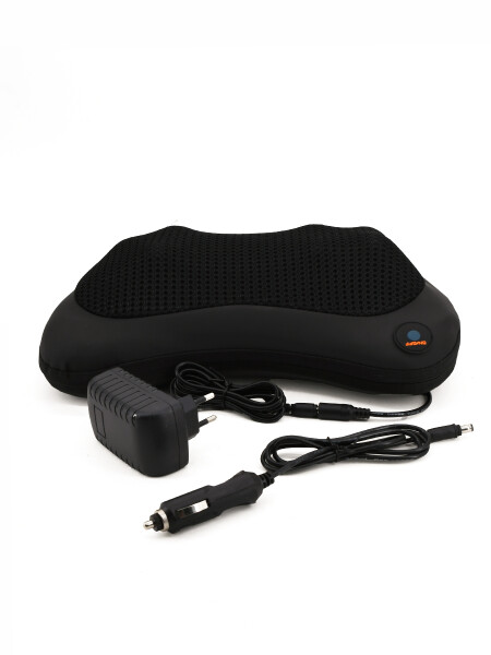 ALMOHADA MASAJEADORA 8 CABEZALES NEGRO