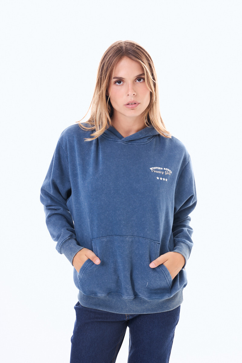 Buzo de felpa Itacare Azul